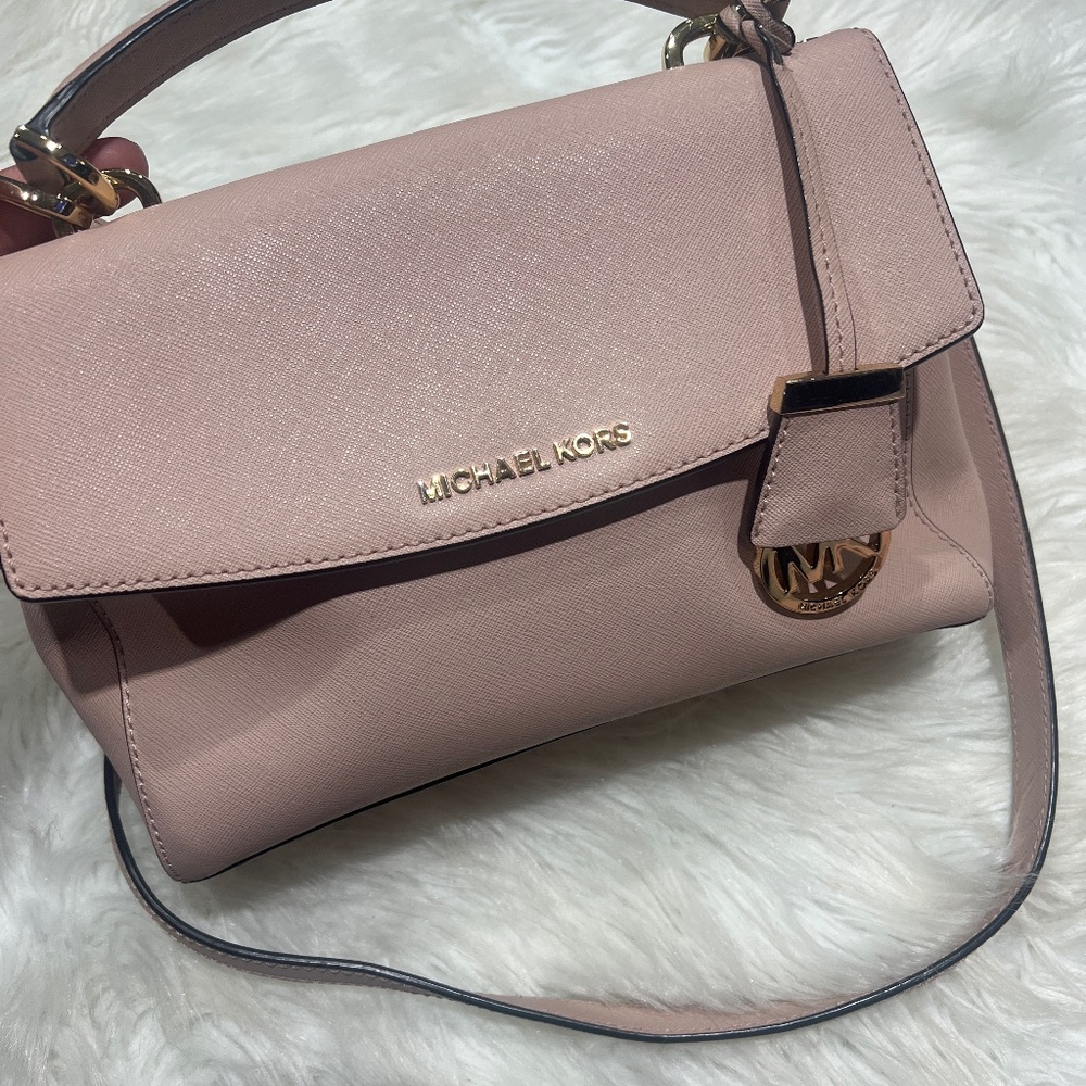 Blush pink new Michael Kors cross body bag